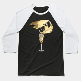 Sparkling Wine Dragon Baseball T-Shirt